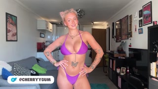 Micro Bikini Try-on Haul with british teen