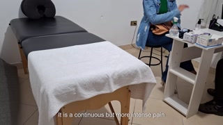 An anal/rectal exam performed by a real doctor.