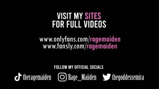 Wife Pegging her slut husband hard from behind doggystyle!