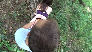 EVERYONE LOOK! EDUCATIONAL BEAUTIFUL VIDEO I TRIED and we were caught in the forest!