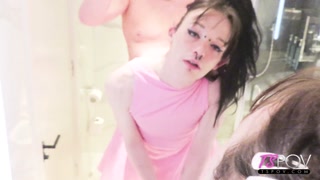 Behind the Scenes POV SEX with Amateur Trans Gothic Bimbo 3