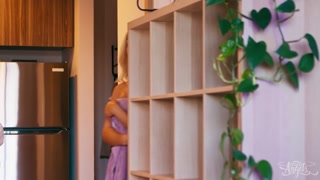 TRANS ANGELS - Angellica Good Penetrates Nicki Hunter In Missionary While She Rubs Her Clit