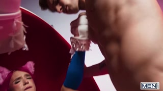 MEN - Axelle Rose Gets His Skinny Ass Penetrated By Hunk Malik Delgaty And Gets His Cum All Over Him