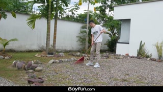 Latino boy Milcon needs the big uncut cock of handyman Xander