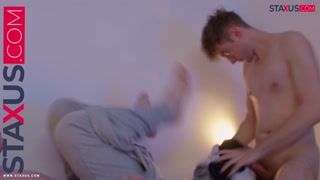 🔥STAXUS ::My friend catches me masturbating and can't help but join in.