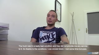 DIRTY SCOUT 170 -  Tattooed Hunk Agrees To Get His Tight Ass Fucked For Some Cash