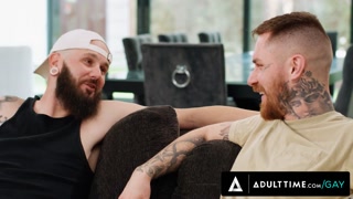 HETEROFLEXIBLE - Str8 Buddies Zak Bishop &amp; Johnny Hill Give In To Anal Temptation While Jerking Off