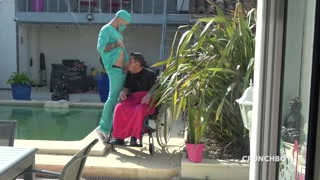 sexy Hanydcapped twink used bareback by kevin DAVID for CRUNCHBOY !! i was his dream to make a porn