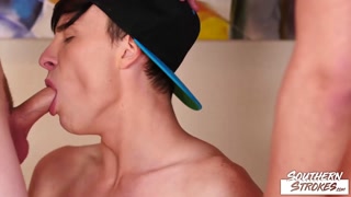 SOUTHERNSTROKES Payton Connor And Chris Summers 3way Fuck