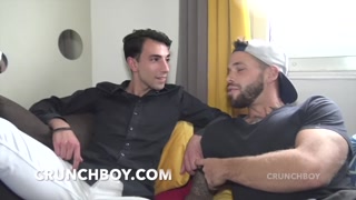 Sandro fucked bareback by the french pornstar Kevin DAVID for crunchboy