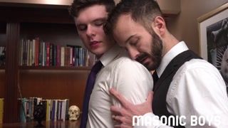 MasonicBoys Blue eyed twink hole ravaged by Tucker Barrett