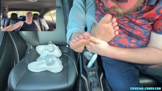 Nemo Caressing Matts Feet With His Tongue