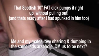 Hung Scottish and Brit Lads Pump Irish Boy and Breed Him Good