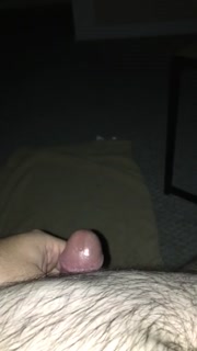 Stroking and shooting my first post-vasectomy load...built up for 2 weeks!