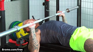 Bromo - Ricky Worships Dom Ryan Cage's Whole Body With His Mouth Before Swallowing His Cock