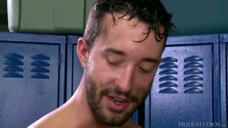 Cock Virgins Locker Room Group Sucking