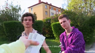 CZECH HUNTER 427 -  College Jocks Enjoy A Threesome During Their Free Time