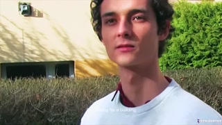 CZECH HUNTER 422 -  Curly Haired Twink Gives Directions Then Gives Head