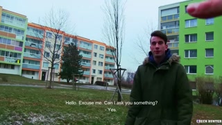 CZECH HUNTER 410 - Some Questions For Cash &amp; Then Sex For Cash