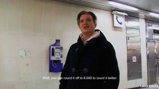 CZECH HUNTER 399 -  Dude Roams The Metro &amp; Finds Hot Blonde Hunk To Pound