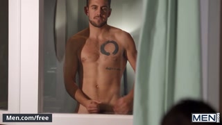 Men - Ty Mitchell And Reese Rideout Fuck In The Bedroom While Their Neighbour Watches Masturbating