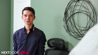 Twink Intern Stepson Drilled By Tatted Boss - Christian Wilde, Sam Ledger - NextDoorTaboo