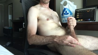 Ball bouncing cumshot multiple ropes of cum