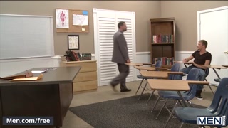 Men - Brandon Wilde Gets Caught Cheating On The Test By His Professor Will Swagger