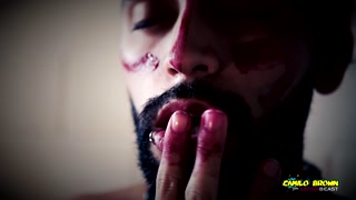 Horror Porn Candle Wax Ritual Summon A Sex Demon And Loud Cumshot Halloween