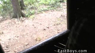 HANDJOB AND PISSING IN PUBLIC PARK