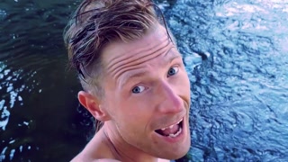 I had fun bathing naked in river