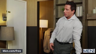 Mencom - Reese Rideout &amp; Collin Simpson Fucks Each Other While Michael Boston Watching