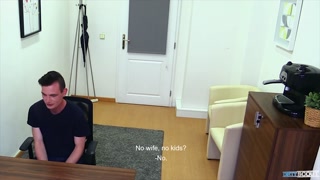 DIRTY SCOUT 191 -  Dark Haired Hunk Tries Cock For The First Time For A Job