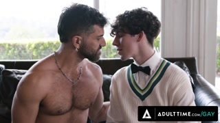 HETEROFLEXIBLE - Closeted Virgin Cristiano Gets Passionately Bareback Fucked By Caring Adam Ramzi
