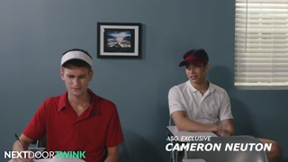 Twink Tennis Palyer Dicked Down By Jock Rival - Trevor Harris, Cameron Neuton - NextDoorTwink