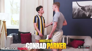 Twink Stepbro's Spitroast Muscle Jock Neighbour - NextDoorTaboo
