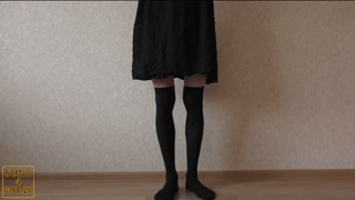 Femboy cums on pink panties