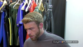 More from Try Before you Buy. A Guy Tries on Rubber Gear &amp; Boots &amp; Plays Before he Buys