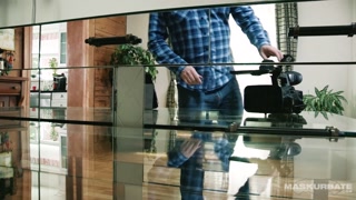 Maskurbate - Sexy Masked Bodybuilder Shoots Big Load With His Nice Thick Cock