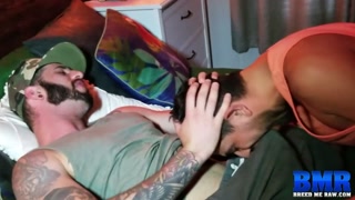 BREEDMERAW Romeo Davis Throat Fucks Stud Before Bareback