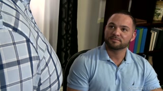 MenOver30 Hairy Euro Daddy Connects With Hunk Latino