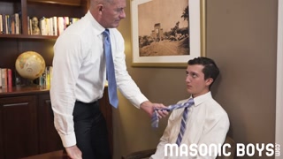 MasonicBoys - Innocent Dex Devall is seduced by suited Italian DILF