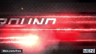 Mencom - Fit men Dante Colle &amp; Michael DelRay bareback fuck in the gym