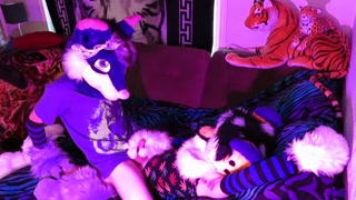 Wuffles Riding His Cheetah (Fursuit Yiff)
