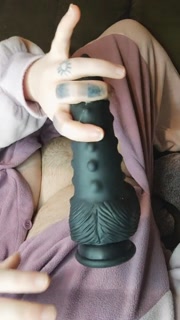 Transman Fuck Dragon Dildo in Onesie
