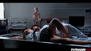 Hot sexy FUTA fuck girls and explode with ton of cum