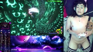 Kingdom hearts 3 Cute Trans Catgirl Gamer Succubus Streams Games While Viewers Control her Vibrator