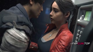 Claire x Leon Resident Evil Quick Public Passion - Survivor Duo Heat 🍆💦