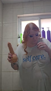 Redheaded Wet T-Shirt Throat Bash