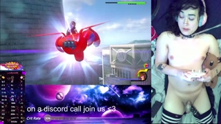 Kingdom hearts 3 Cute Trans Catgirl Gamer Succubus Streams Games While Viewers Control her Vibrator